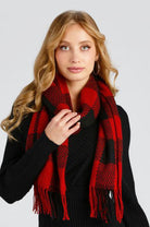 Shop for KW Fashion Buffalo Plaid Scarf at doeverythinginloveny.com wholesale fashion accessories