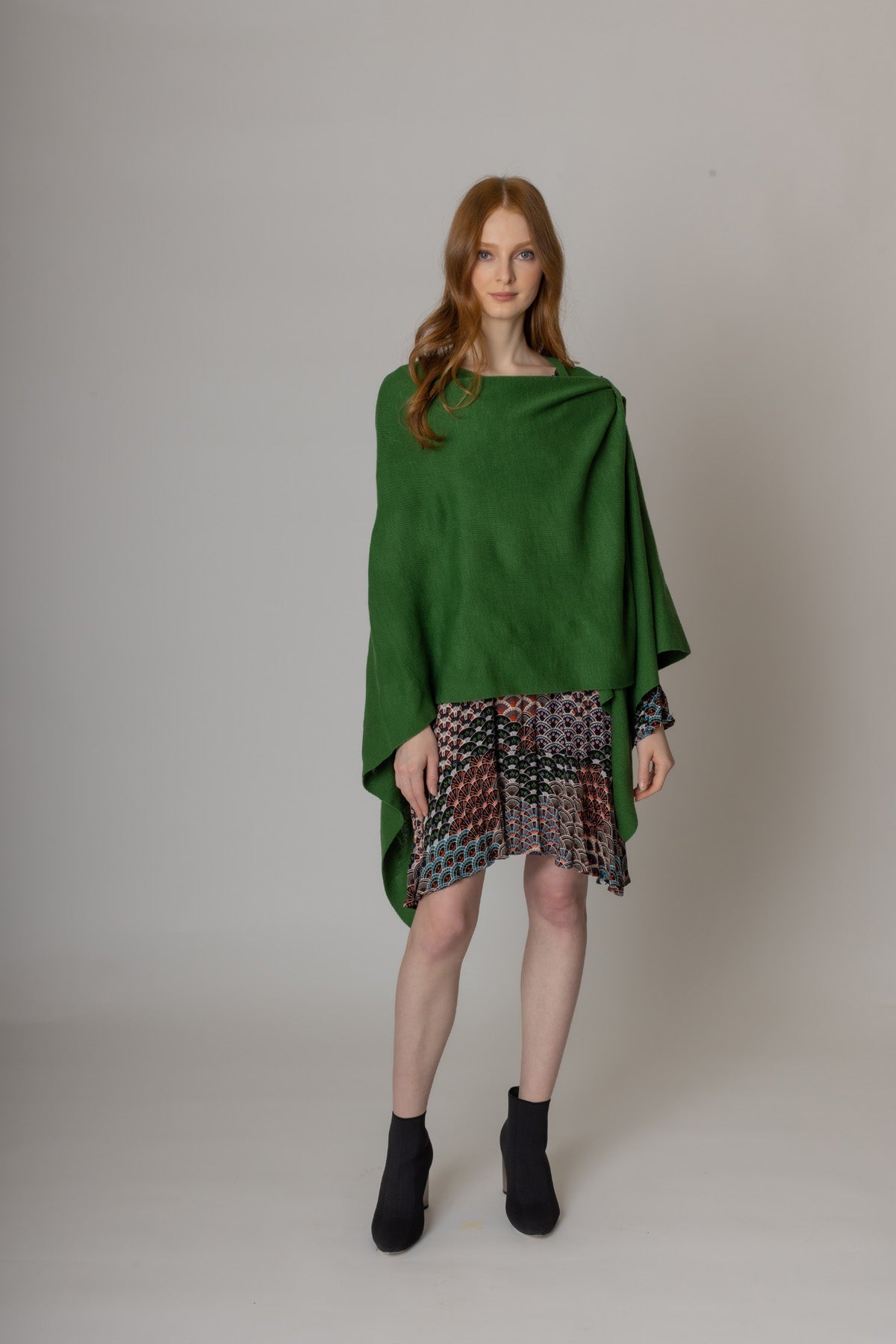 Solid Ruana With Shoulder Strap - Charming Charlie