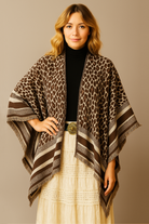 Leopard Print Ruana - Charming Charlie