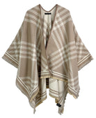 Check Print Ruana - Charming Charlie