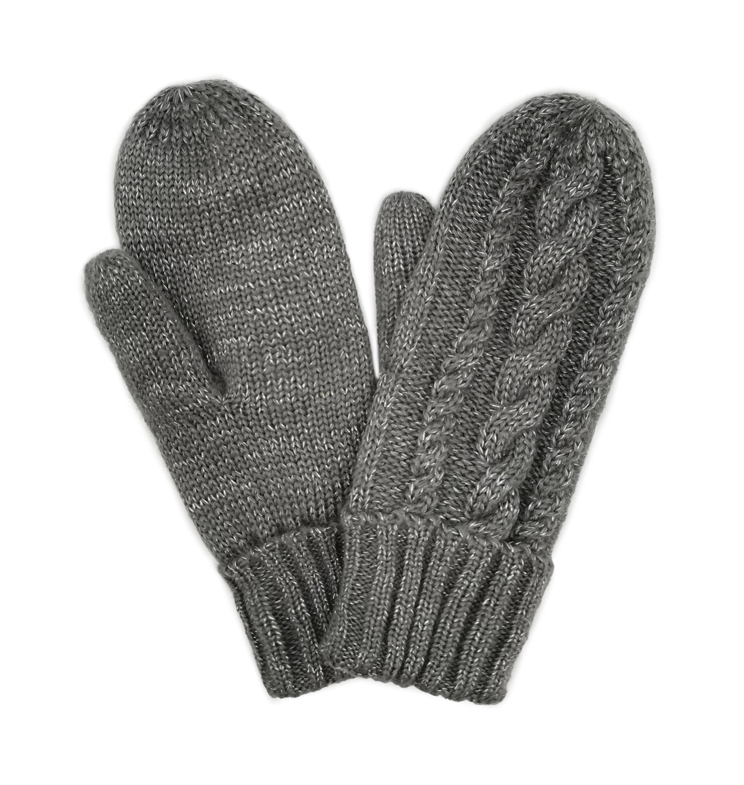 Shop for KW Fashion Cable Knit Mittens With Sherpa Lining  at doeverythinginloveny.com wholesale fashion accessories