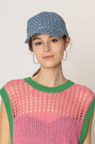 Stone Distressed Denim Baseball Cap - Charming Charlie