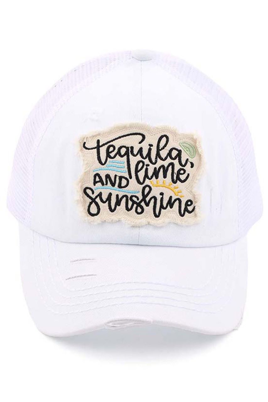 C.C TEQUILA LIME AND SUNSHINE PATCH PONYCAP - Charming Charlie