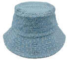 Stone Distressed Denim Bucket Hat - Charming Charlie