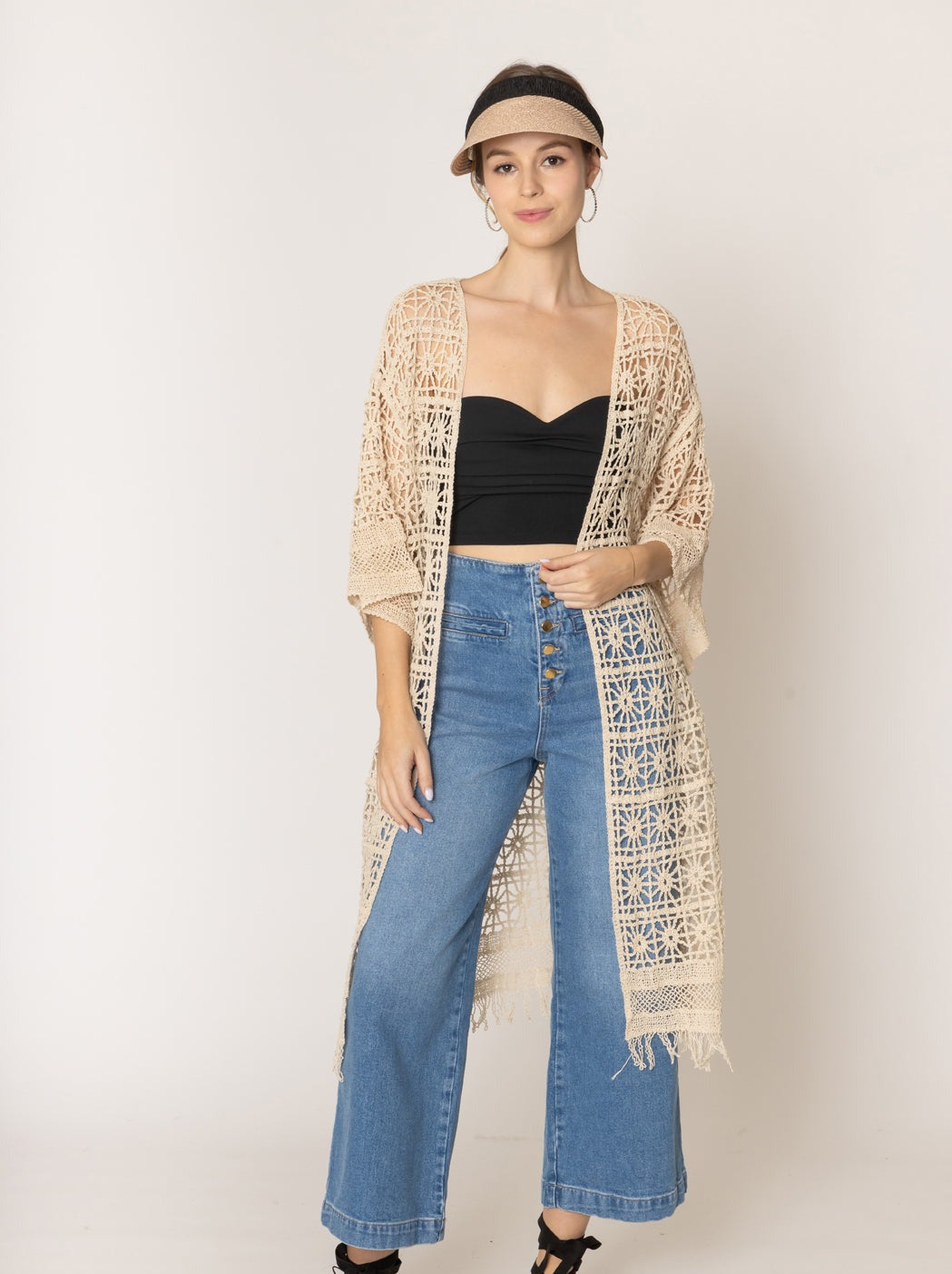 Crochet Cardigan - Charming Charlie