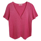 Lurex Short Sleeve Cardigan - Charming Charlie