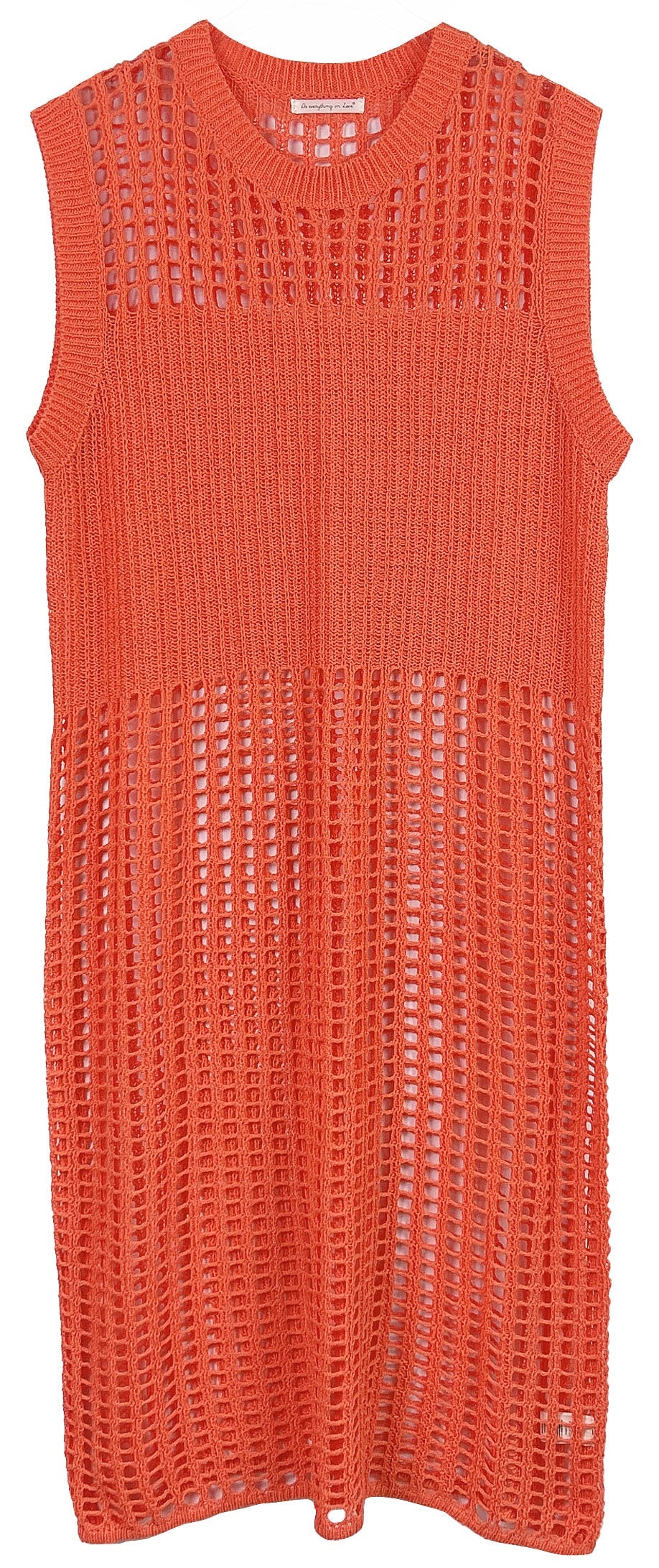 Chest Blocked Crochet Long Dress - Charming Charlie