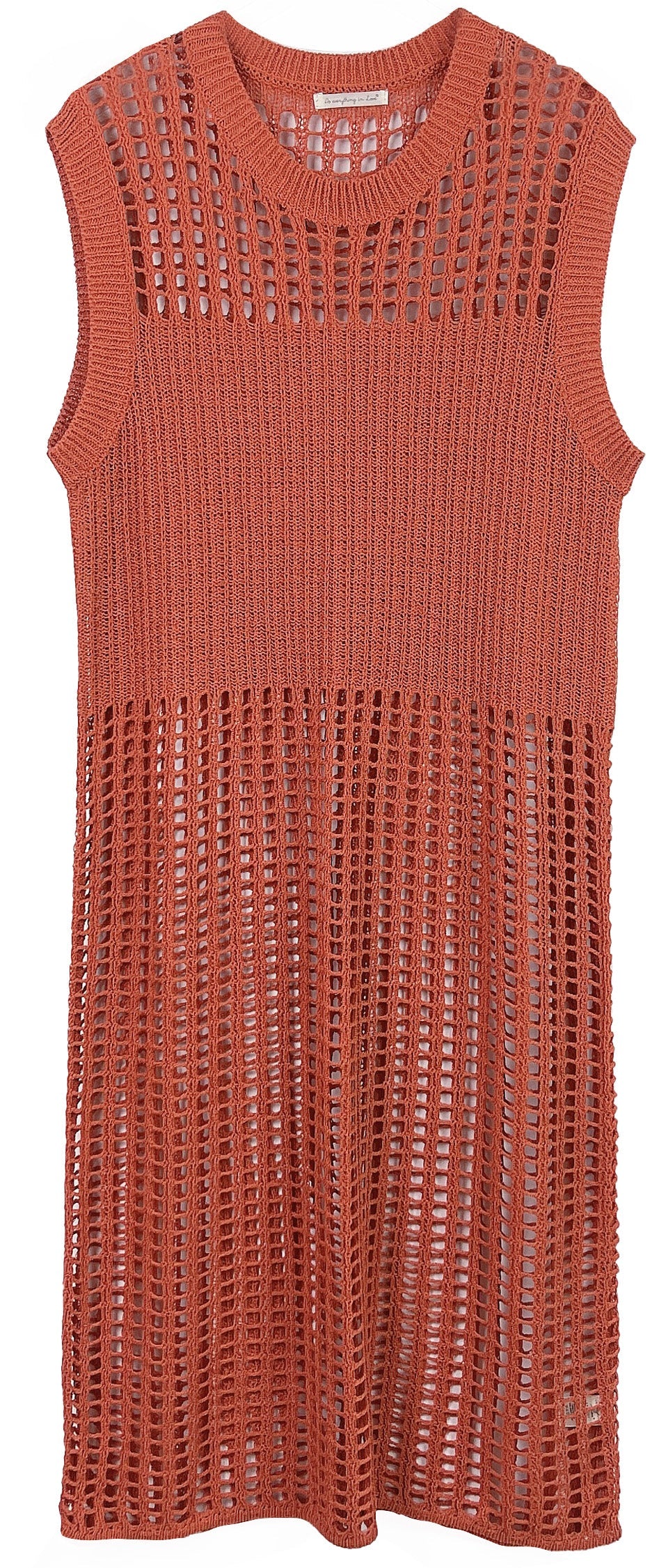 Chest Blocked Crochet Long Dress - Charming Charlie