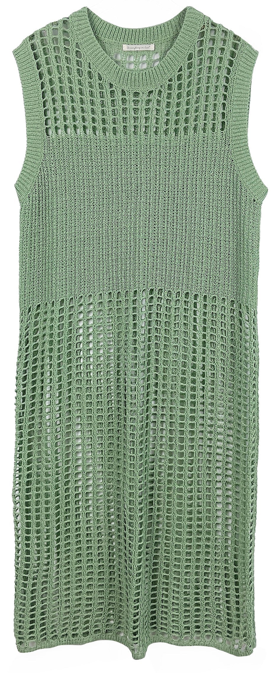 Chest Blocked Crochet Long Dress - Charming Charlie