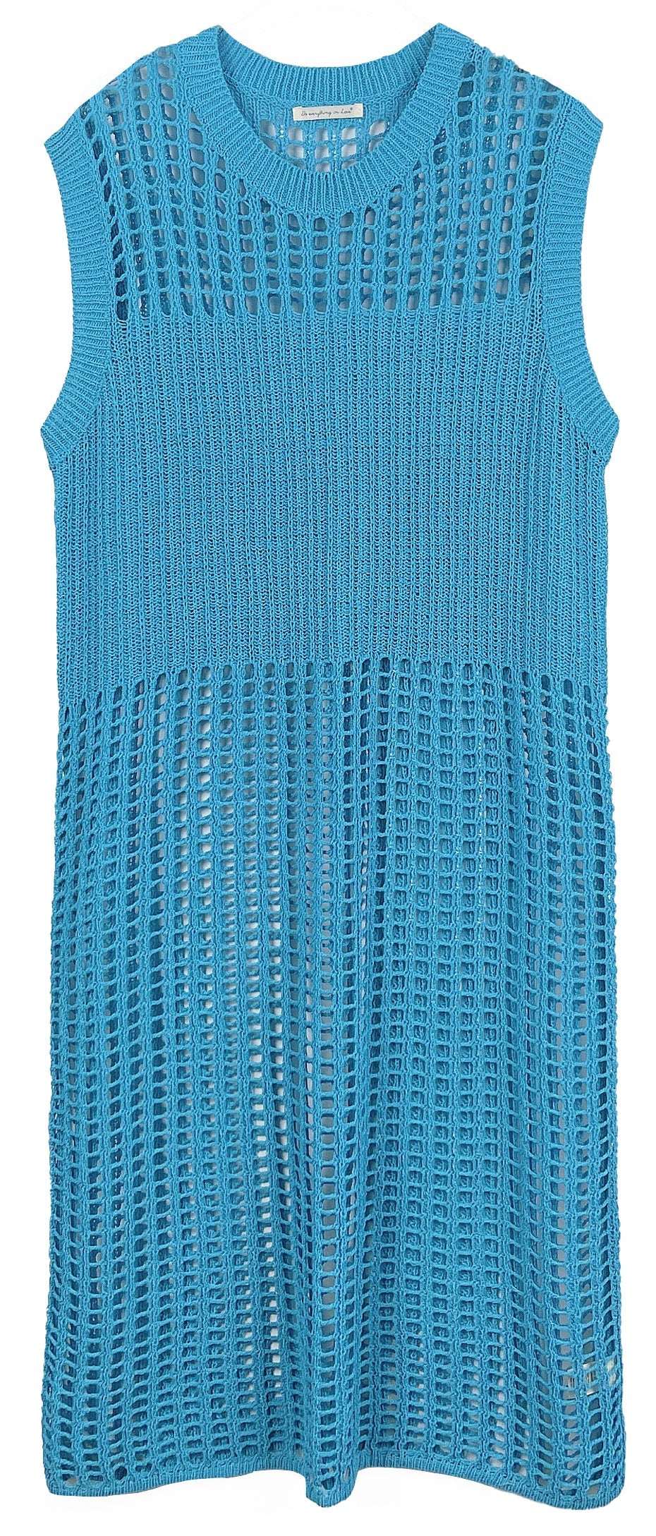 Chest Blocked Crochet Long Dress - Charming Charlie