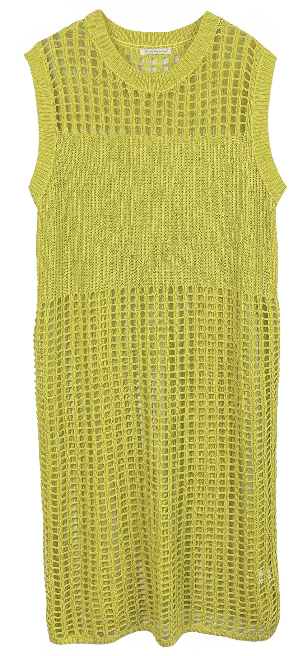 Chest Blocked Crochet Long Dress - Charming Charlie