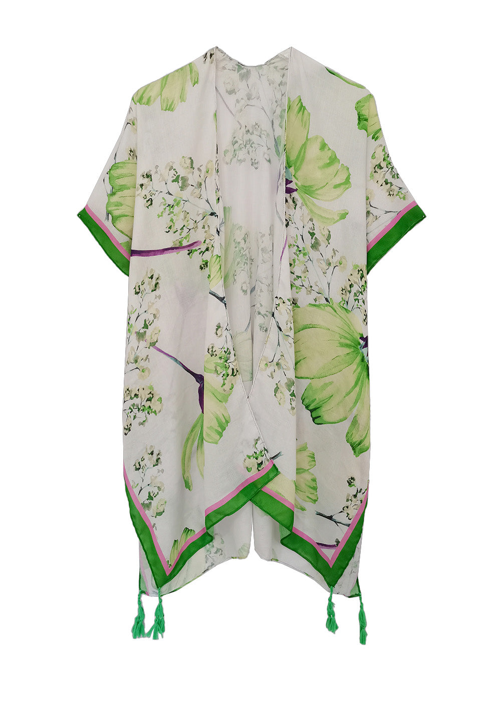 Floral Print Kimono - Charming Charlie