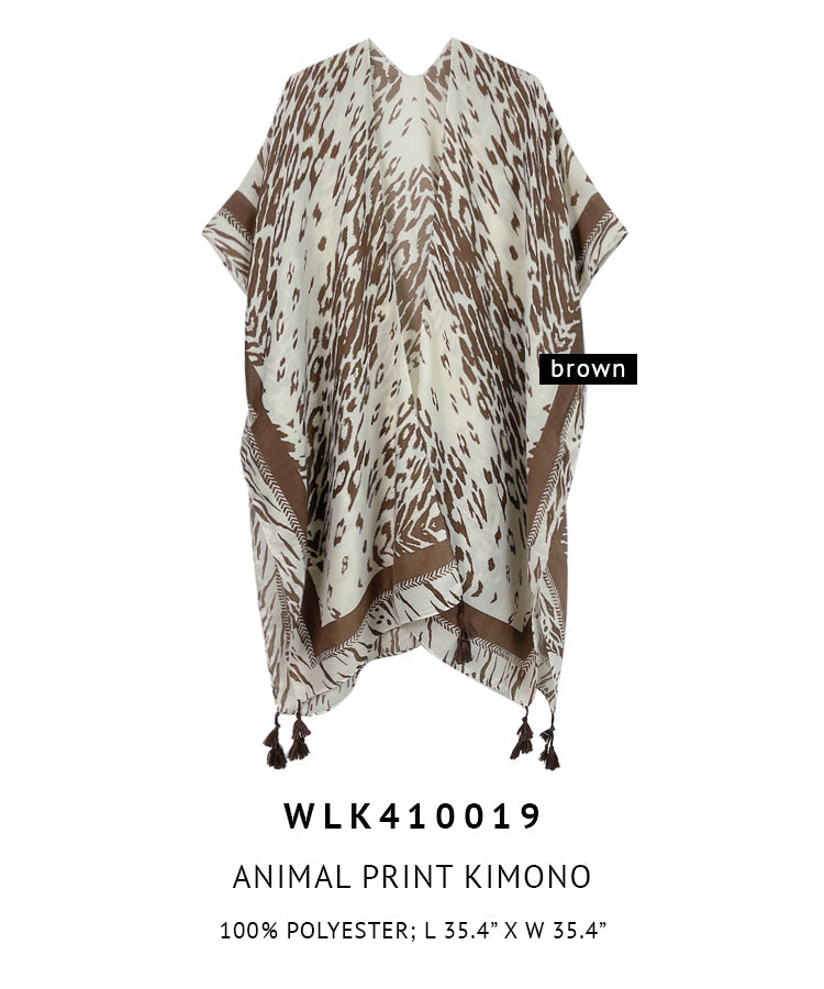 Animal Print Kimono - Charming Charlie