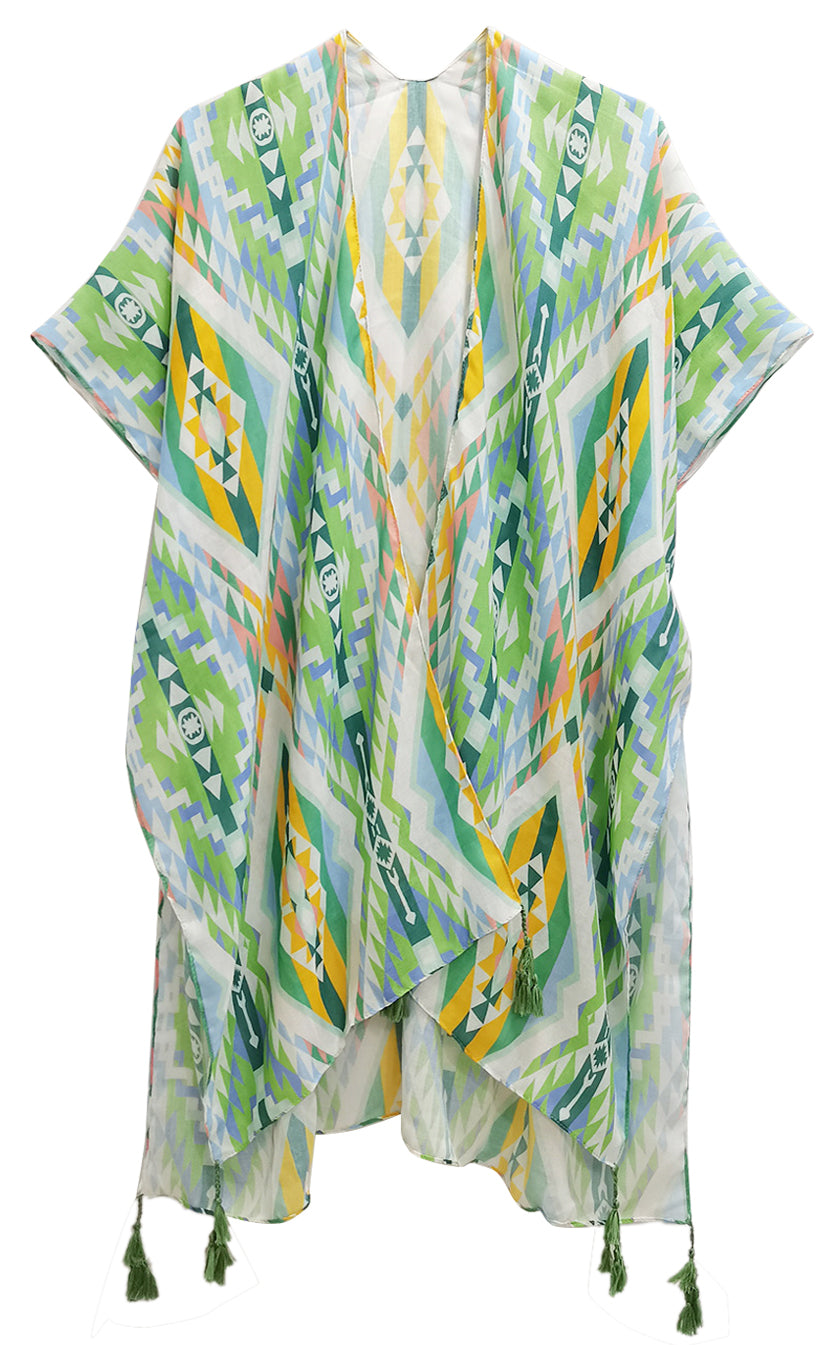 Aztec Print Kimono - Charming Charlie