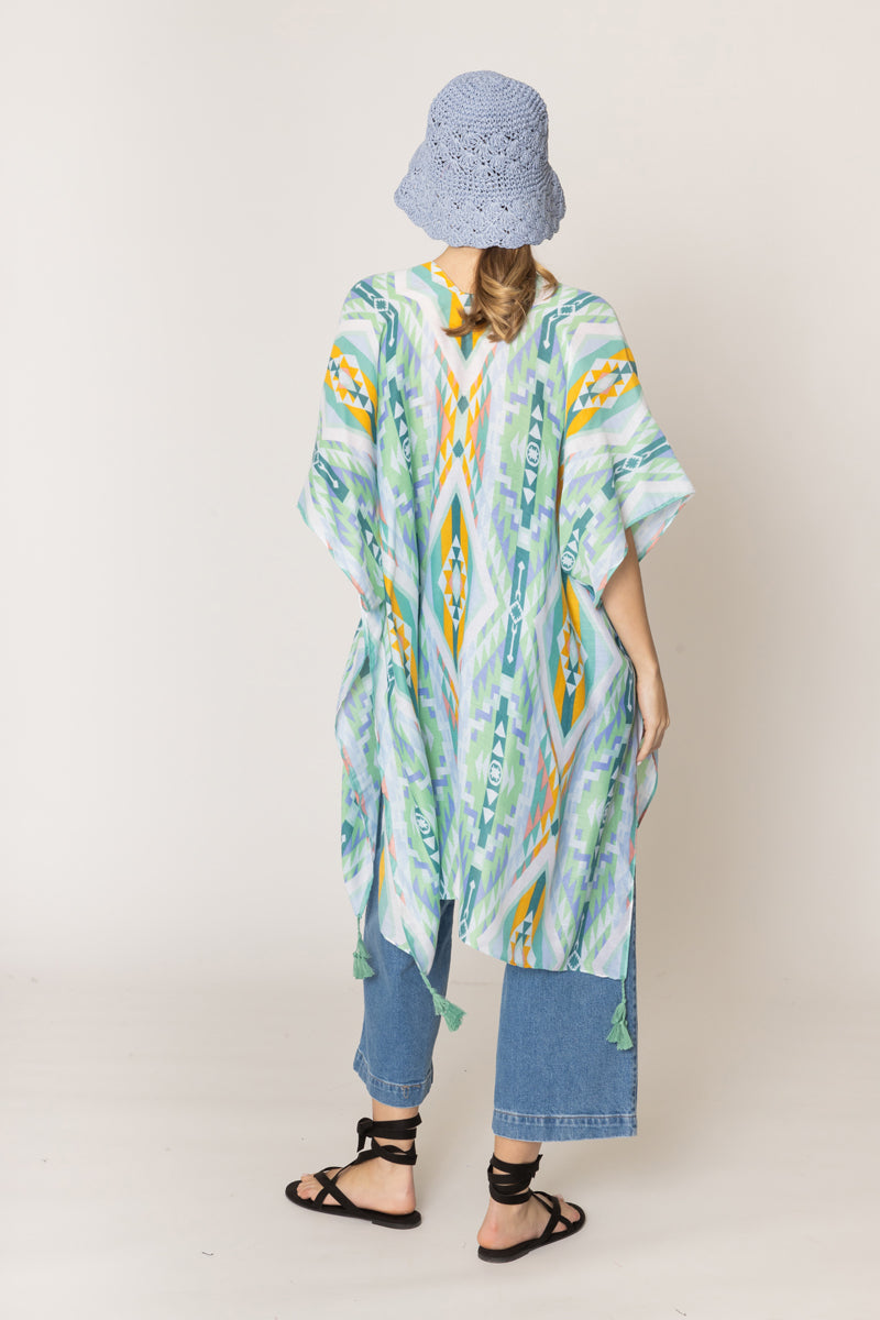Aztec Print Kimono - Charming Charlie