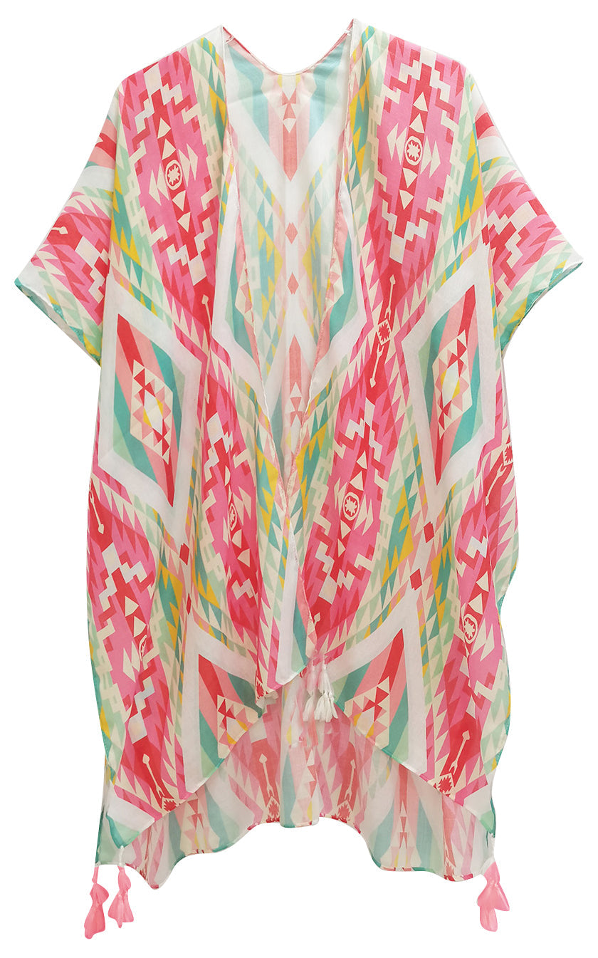 Aztec Print Kimono - Charming Charlie