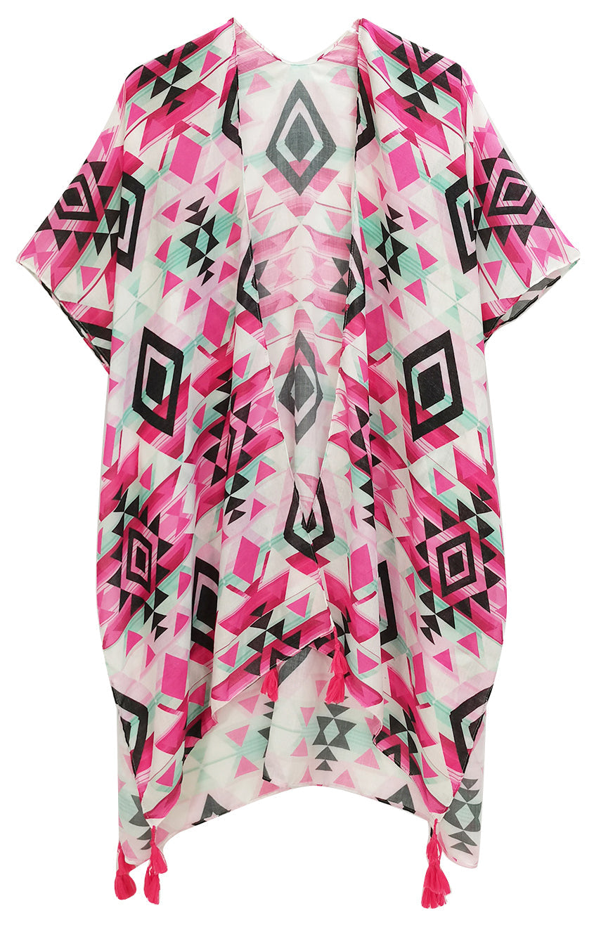 Aztec Print Kimono - Charming Charlie
