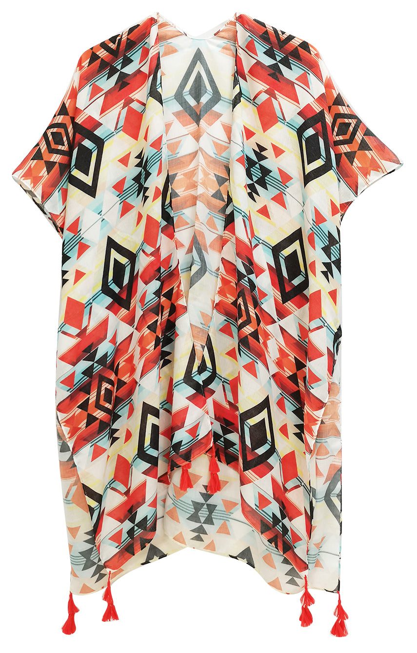 Aztec Print Kimono - Charming Charlie