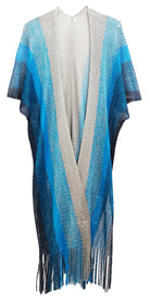 Two Tone Lurex Kimono - Charming Charlie