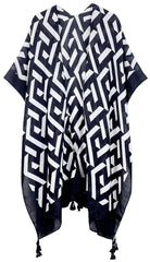 Geometric Print Kimono - Charming Charlie