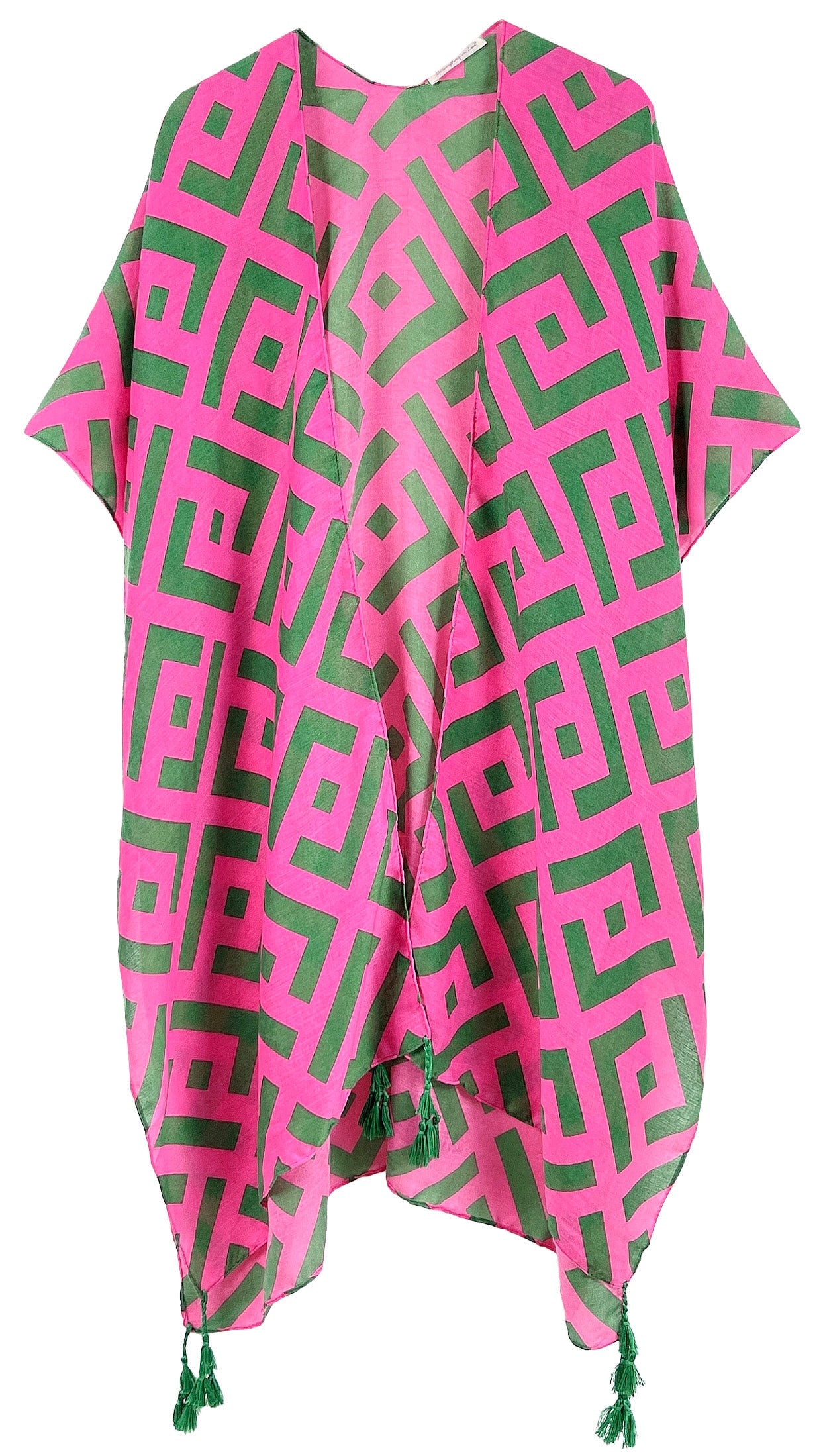 Geometric Print Kimono - Charming Charlie