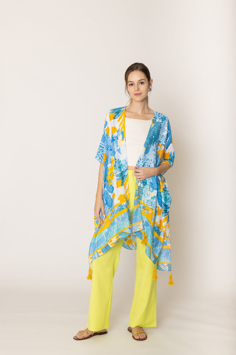 Floral Print Kimono - Charming Charlie