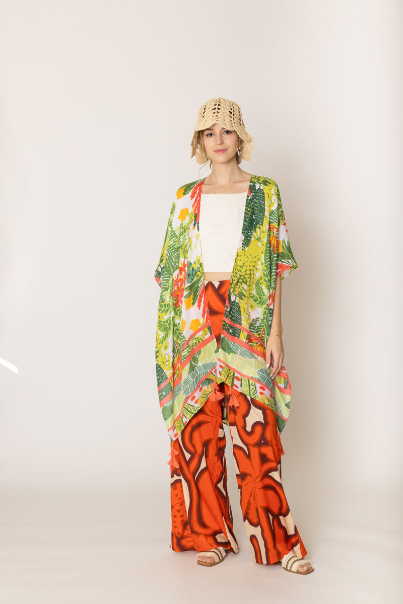 Floral Print Kimono - Charming Charlie