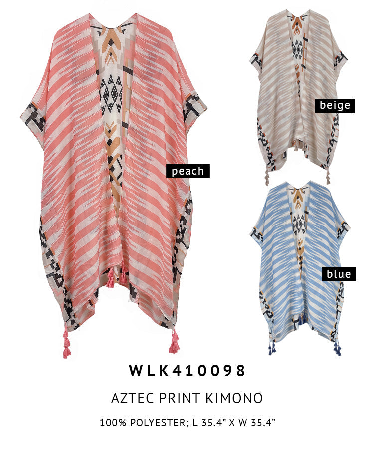 Aztec Print Kimono - Charming Charlie