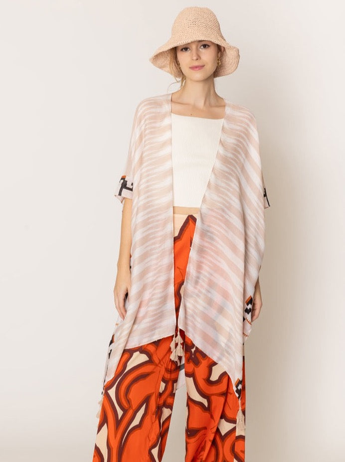 Aztec Print Kimono - Charming Charlie