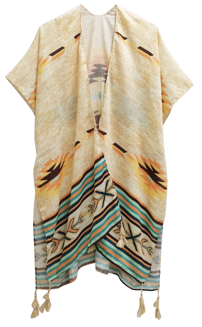 Aztec Print Kimono - Charming Charlie