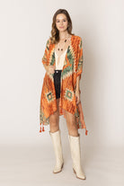 Aztec Print Kimono - Charming Charlie