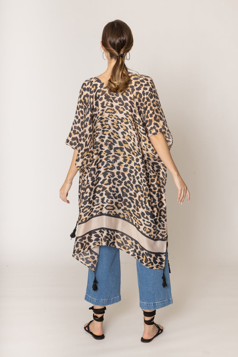 Animal Print Kimono - Charming Charlie