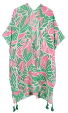 Floral Print Lurex Kimono - Charming Charlie