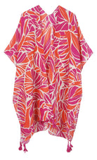 Floral Print Lurex Kimono - Charming Charlie