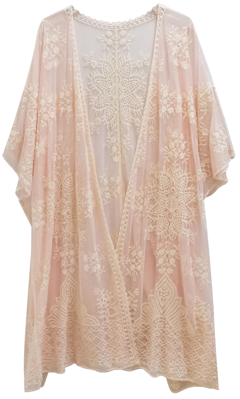 Flower Lace Kimono - Charming Charlie