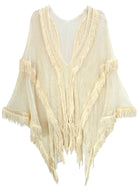 Lurex Tassel Kimono - Charming Charlie