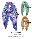 Tile Print Scarf - Charming Charlie