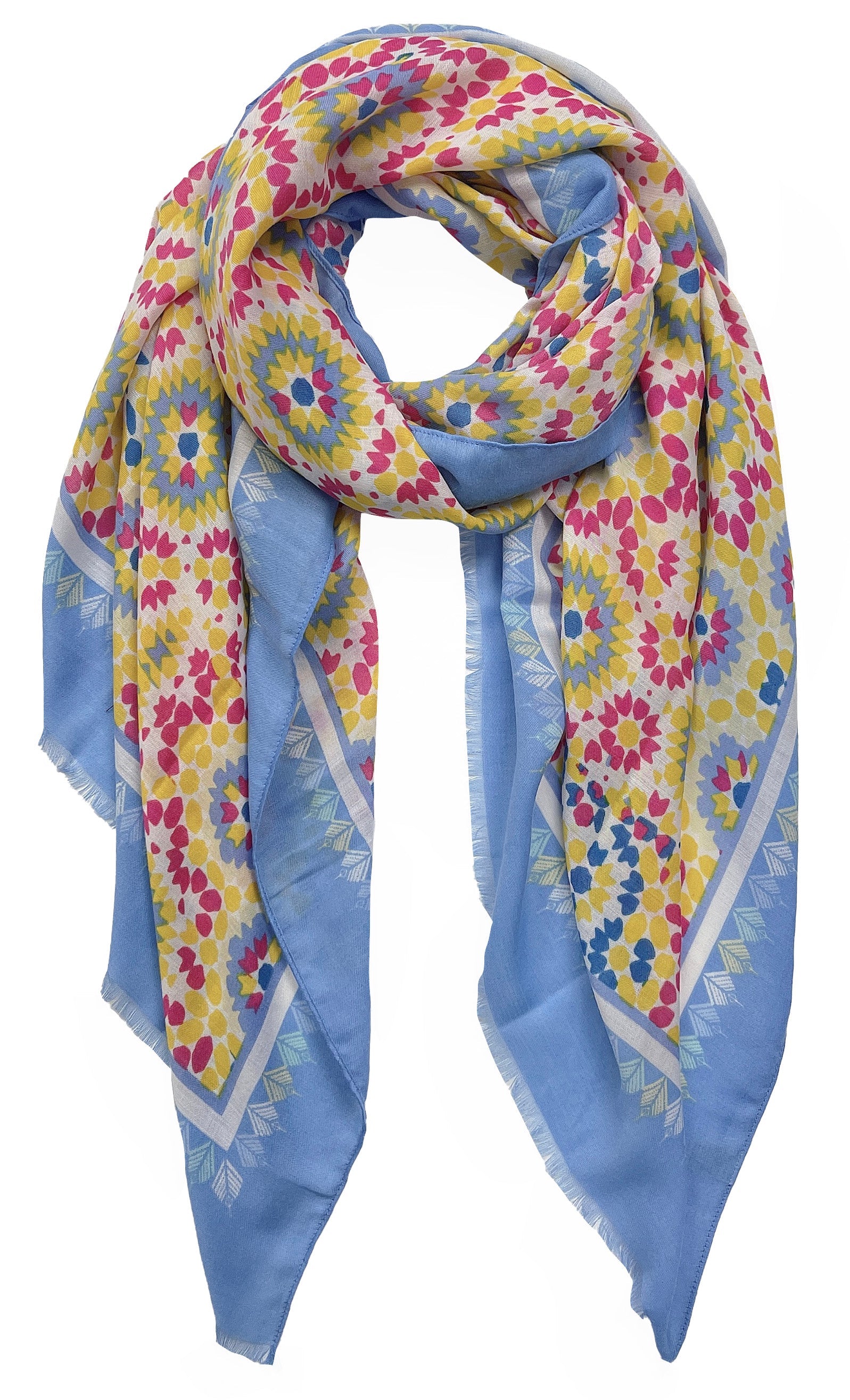 Tile Print Scarf - Charming Charlie
