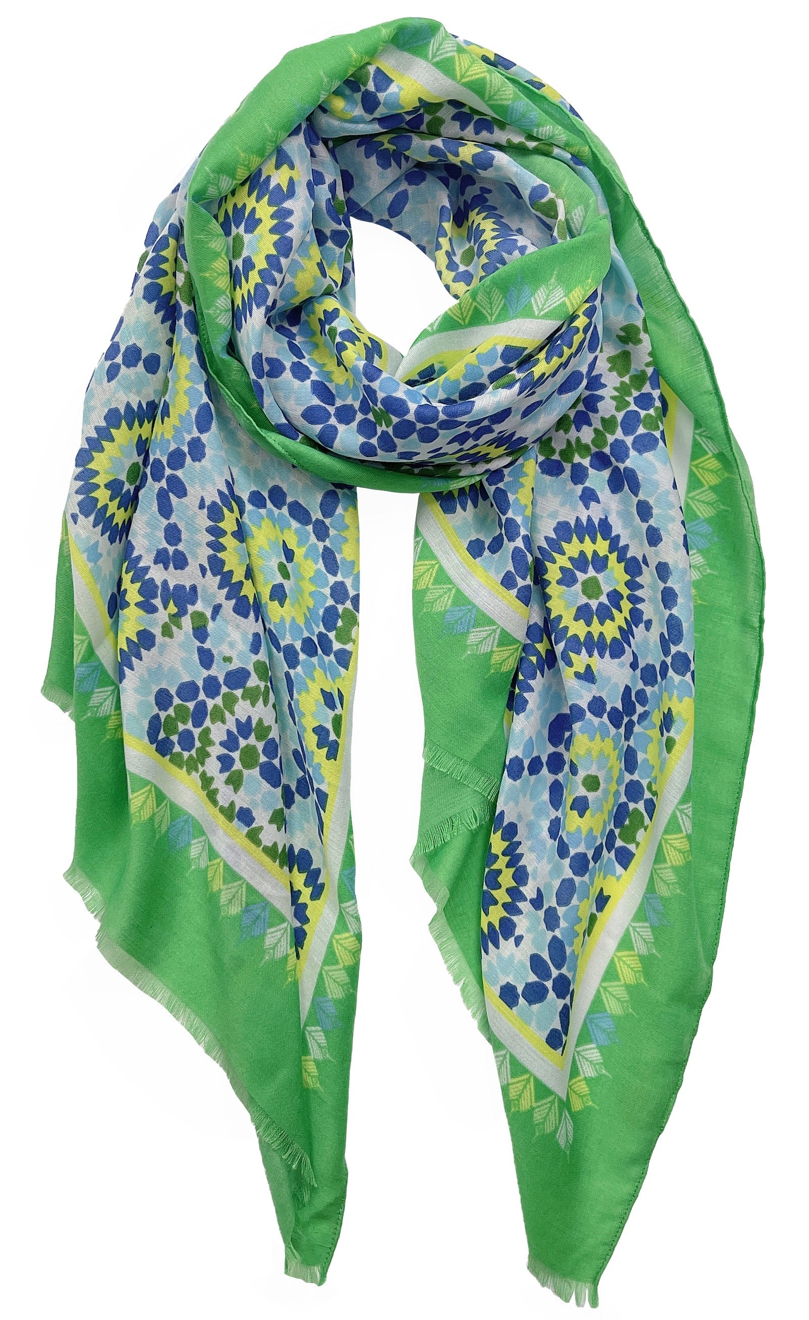 Tile Print Scarf - Charming Charlie
