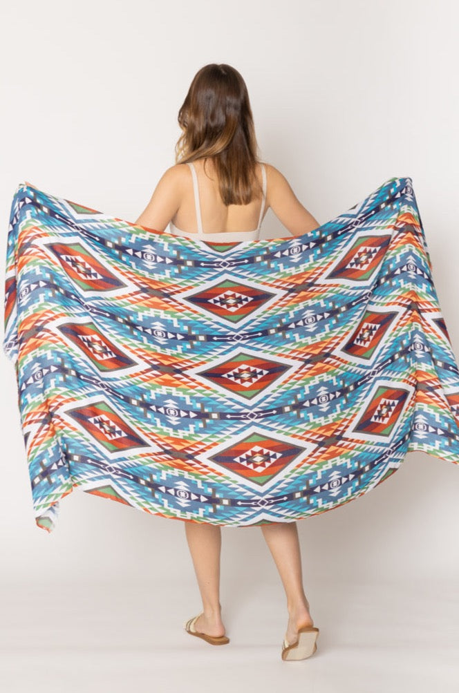 Aztec Print Scarf - Charming Charlie