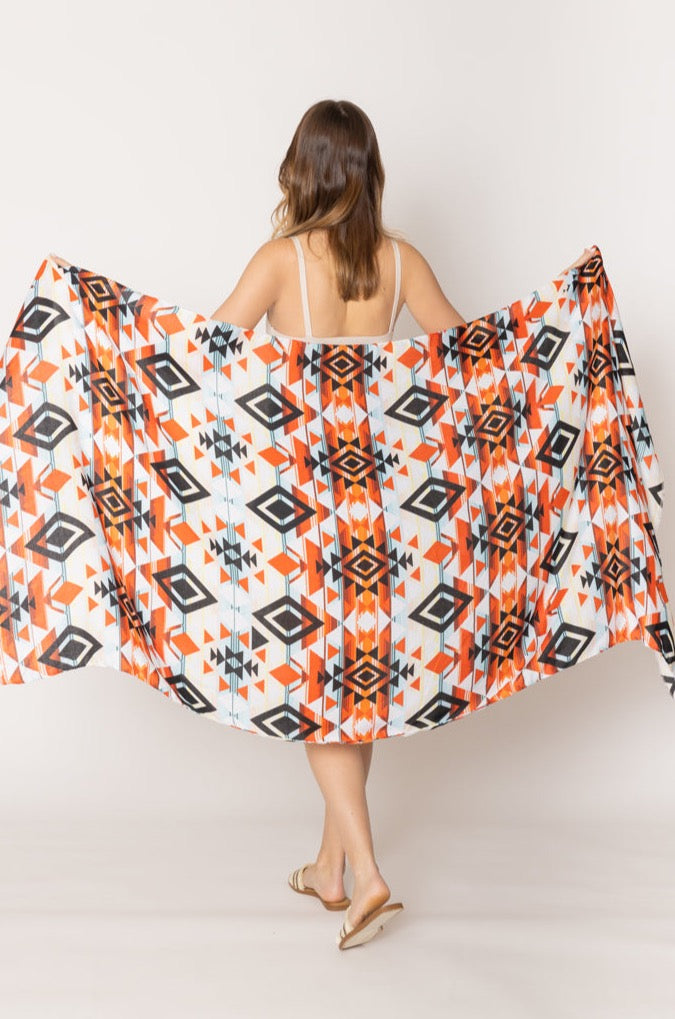 Aztec Print Scarf - Charming Charlie