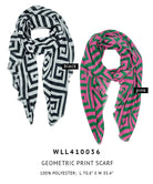 Geometric Print Scarf - Charming Charlie