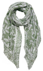 Leaf Print Scarf - Charming Charlie