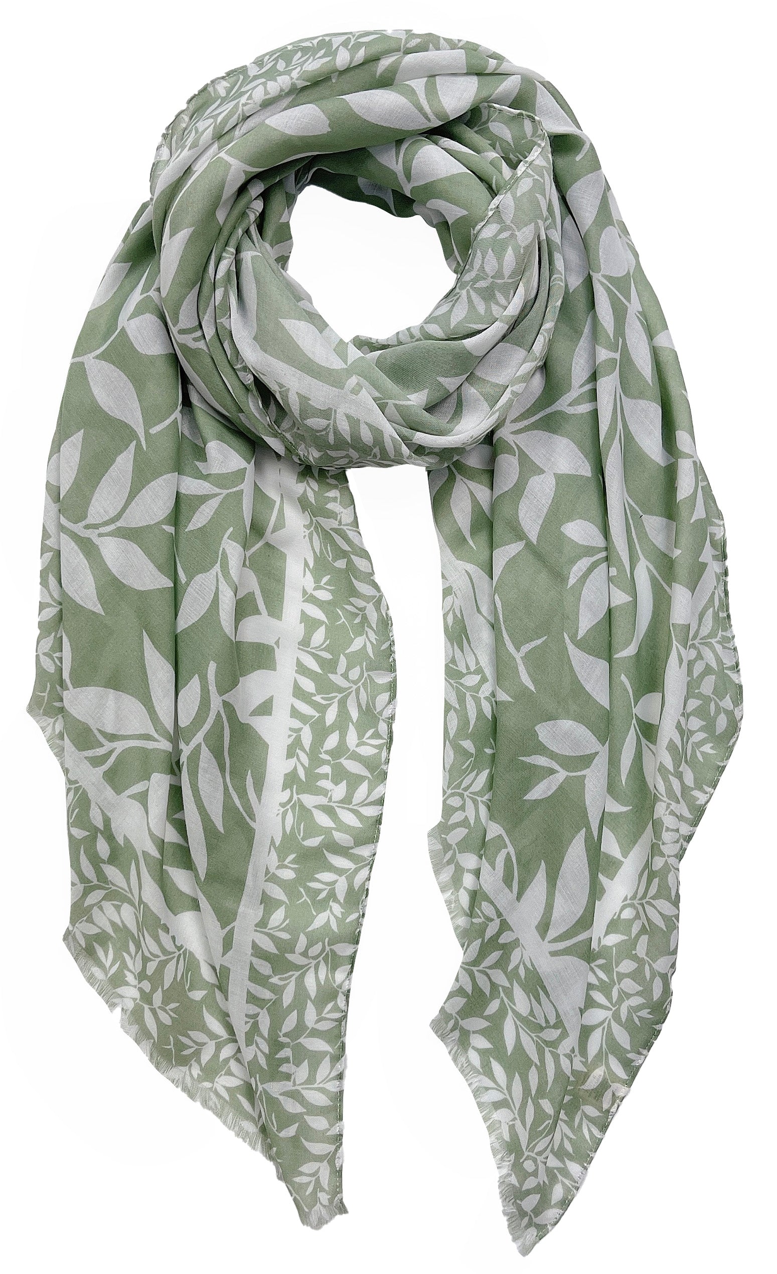 Leaf Print Scarf - Charming Charlie