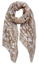 Leaf Print Scarf - Charming Charlie