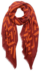 Geometric Print Scarf - Charming Charlie