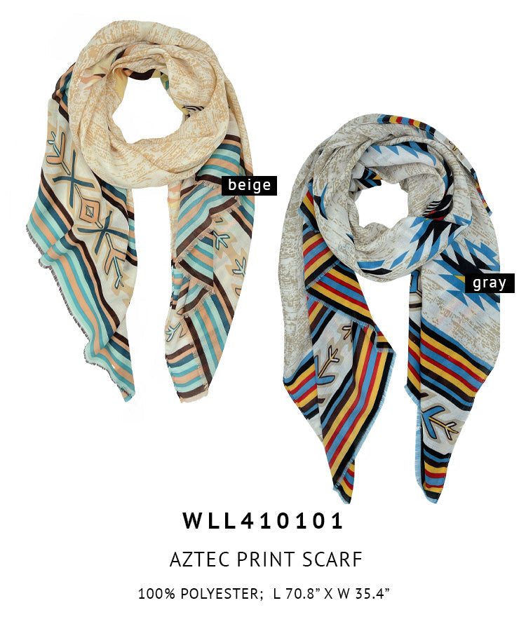 Aztec Print Scarf - Charming Charlie