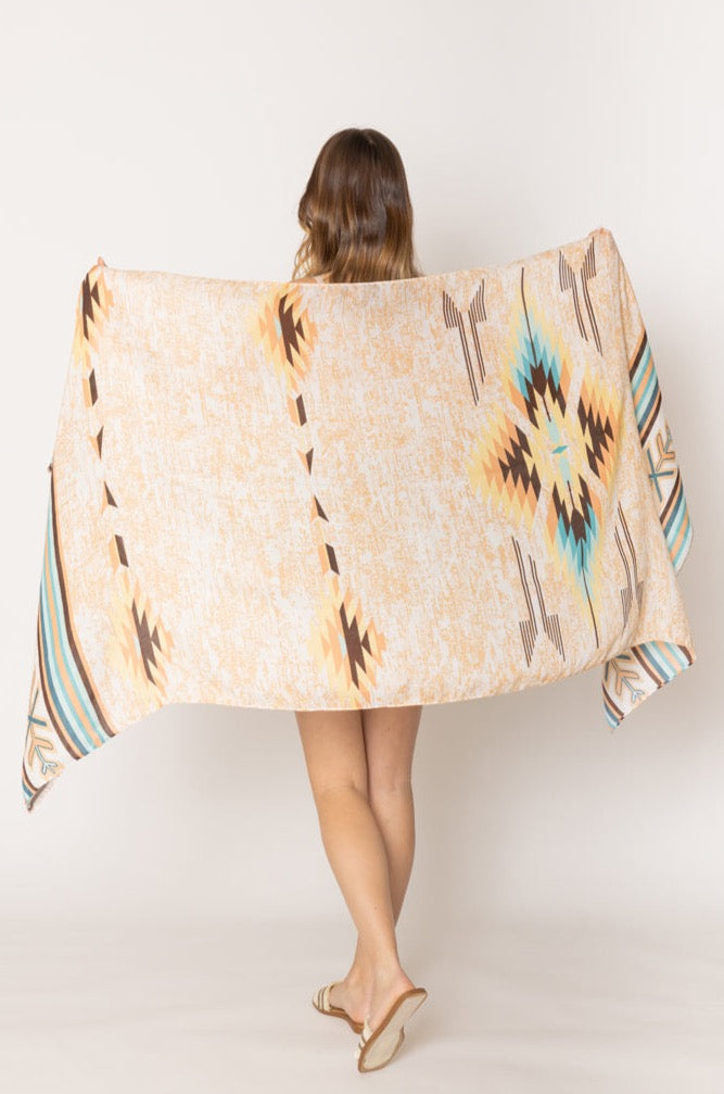 Aztec Print Scarf - Charming Charlie