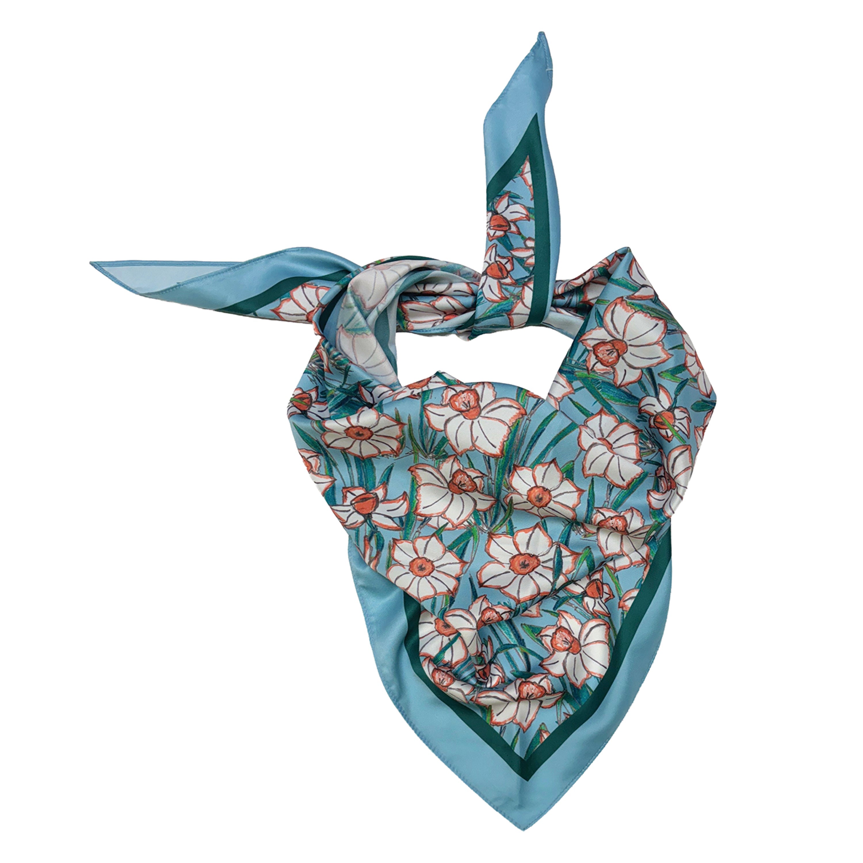 Floral Print Triangle Scarf - Charming Charlie