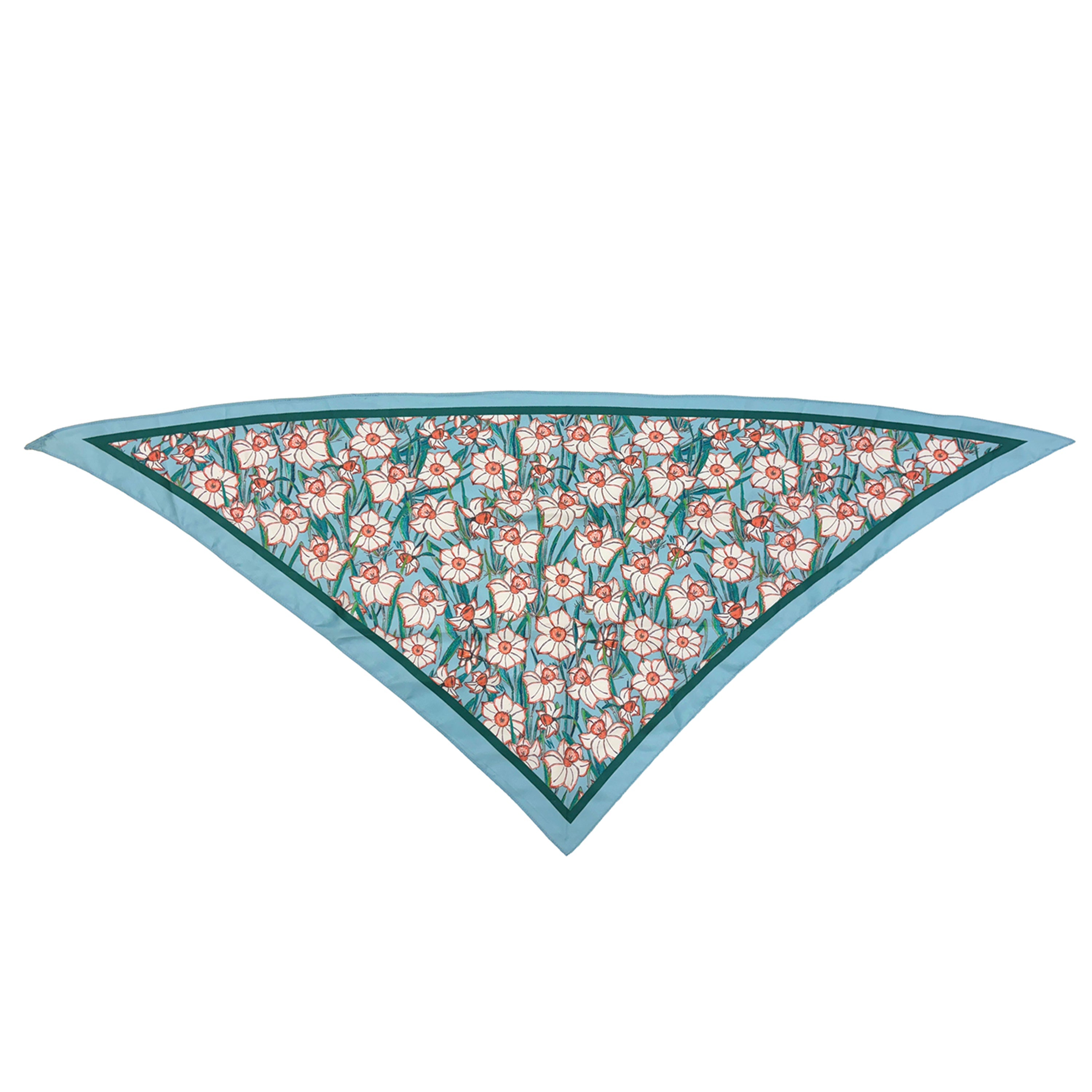Floral Print Triangle Scarf - Charming Charlie